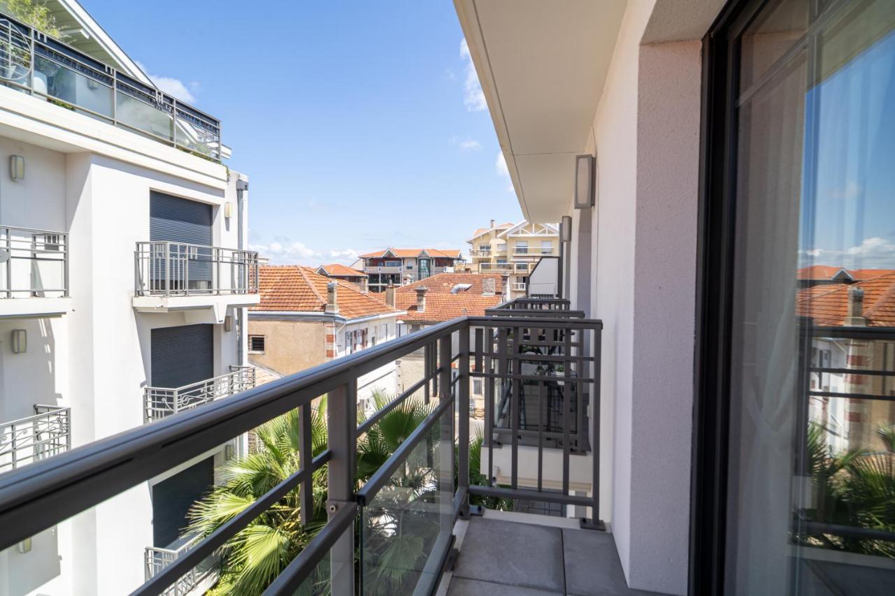 L'Andalou - Bel Appartement Standing Avec Terrasses En Plein Coeur D阿卡雄 外观 照片